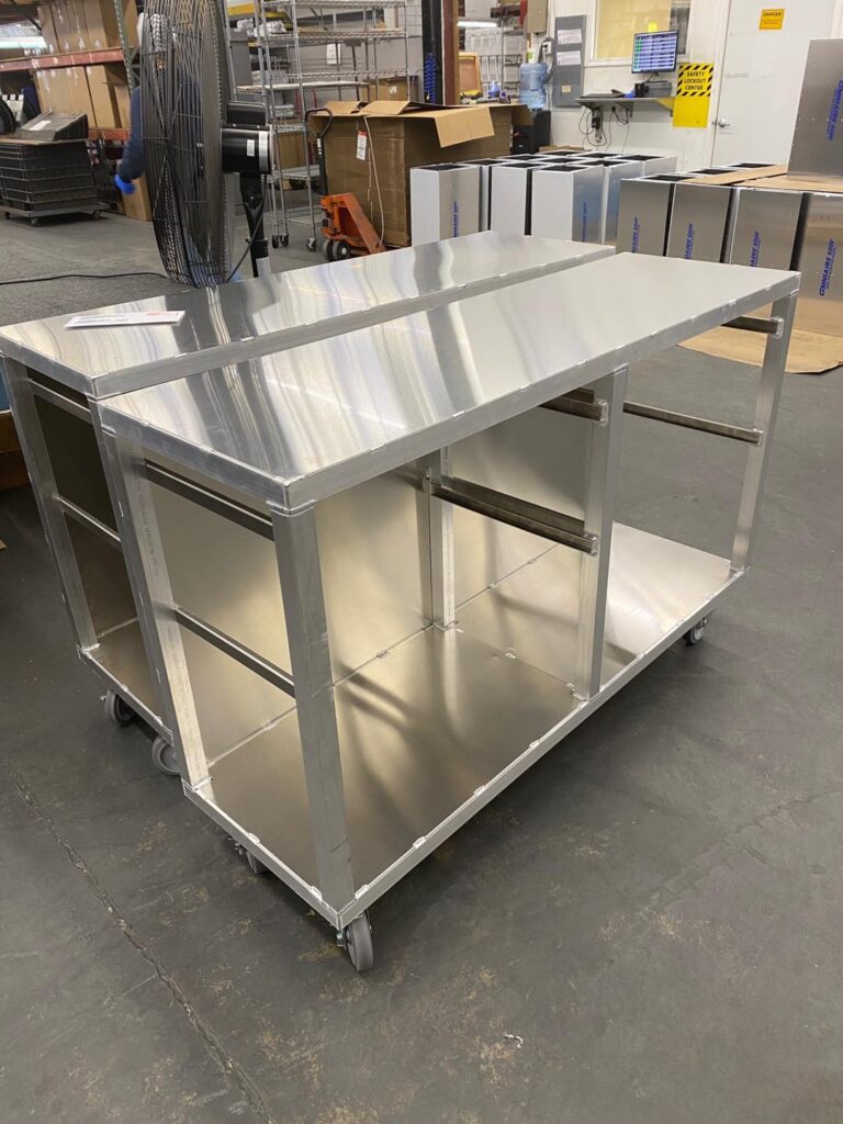 Kettle Corn Machine Company Front Tables for Kettle Corn Companies