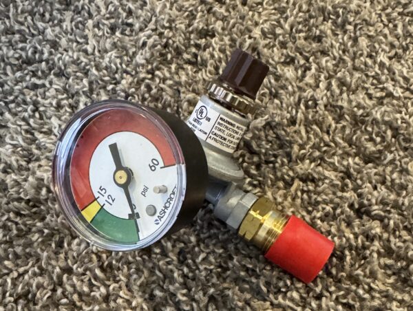 High Pressure Regulator W/ Gauge 60 PSI